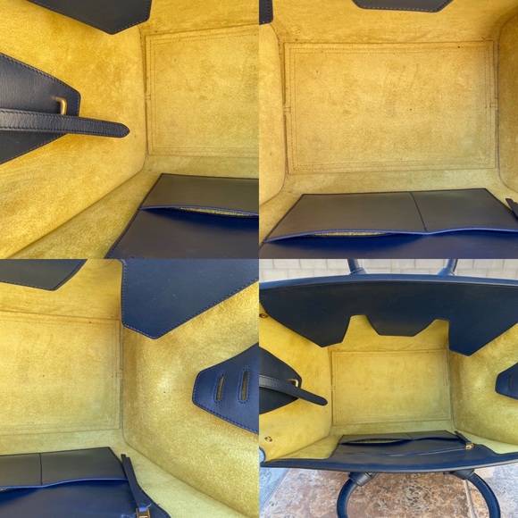 SOLD Celine Small Tie Palmalato Leather Tote - Picture 12 of 15